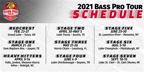 A Travelers circuit is where you can travel to any of our regions and pick any seven events randomly. . Bass fishing tournament schedule
